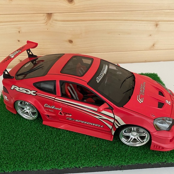 Muscle Machine Import Tuner Series 2002 Acura RSX Red 1:18 Diecast Car Model - Picture 1 of 11